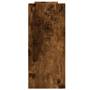 vidaXL Desk Organiser Smoked Oak 15.2x6.7x15.4" Engineered wood