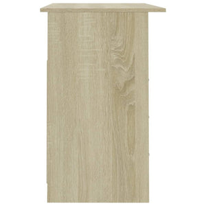 vidaXL Desk Sonoma Oak Engineered Wood Medium Computer Desk
