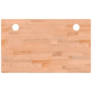 vidaXL Desk Top 39.4x23.6x0.6" Solid Wood Beech