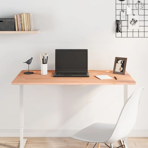 vidaXL Desk Top 39.4x23.6x0.6" Solid Wood Beech