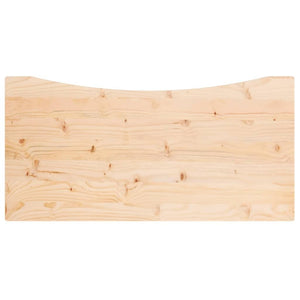 vidaXL Desk Top 43.3x21.7x1.0" Solid Wood Pine