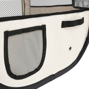 vidaXL Dog Playpen Foldable Dog Playpen Octagonal Modern Pet Playpen