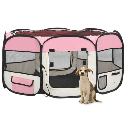 vidaXL Dog Playpen Foldable Dog Playpen Octagonal Modern Pet Playpen