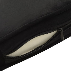 vidaXL Dog Sofa Black Faux leather 31.9 x 16.9 x 12.2 in Dog Sofa