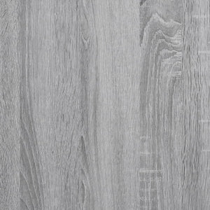 vidaXL Printer Stand Gray Sonoma 15.7"x12.6"x8.9" Engineered Wood