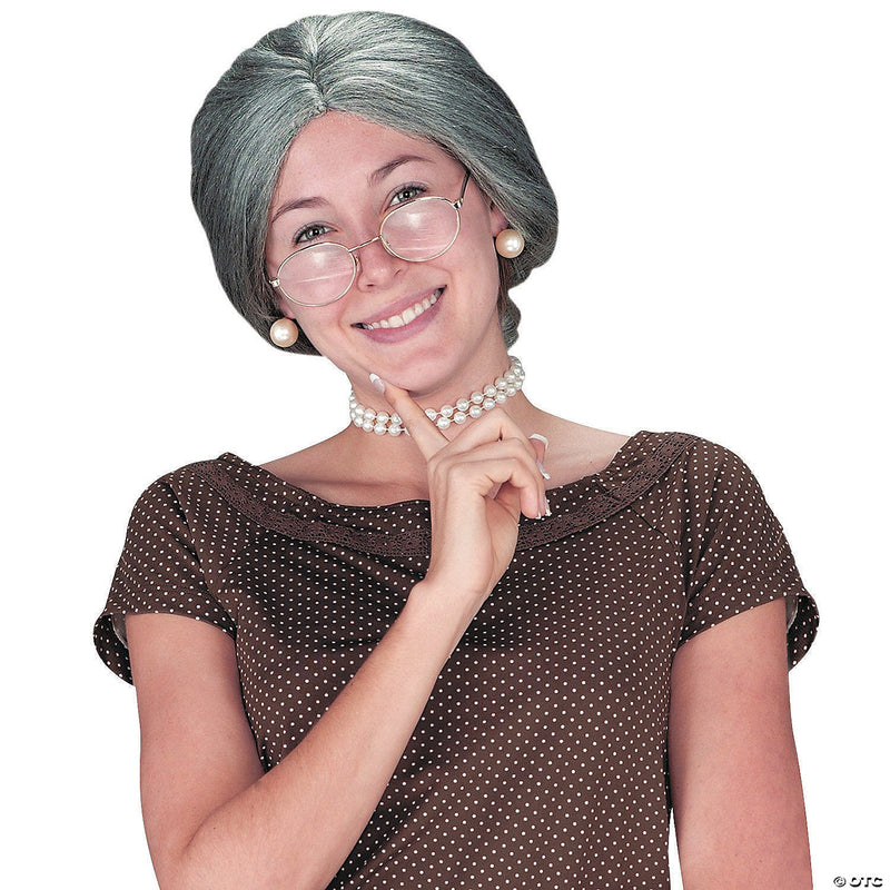 WIG GRANNY GREY - Asmota