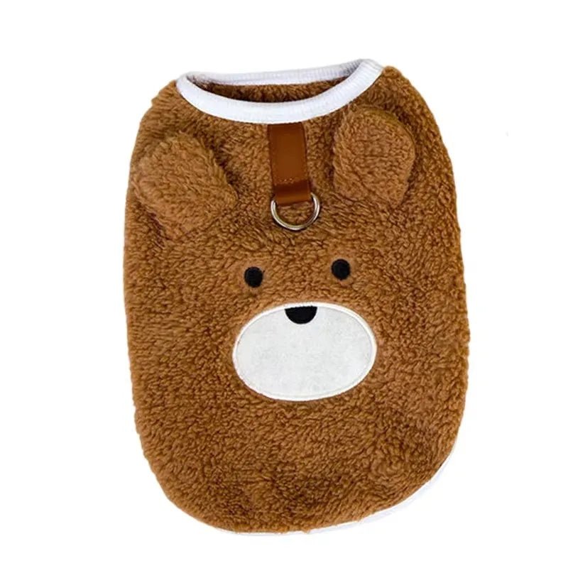Winter Puppy Clothes Fleece Warm Dog Vest French Bulldog Chihuahua Outfits Yorkies Poodle Jacket Pug Teddy Coat Pet Supplies - Asmota