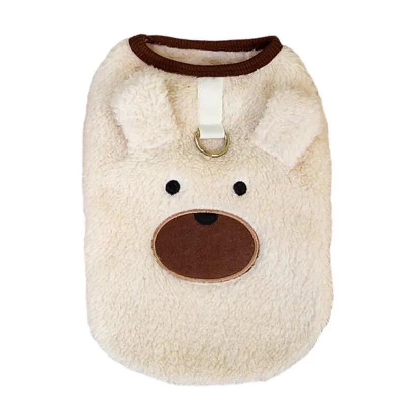 Winter Puppy Clothes Fleece Warm Dog Vest French Bulldog Chihuahua Outfits Yorkies Poodle Jacket Pug Teddy Coat Pet Supplies - Asmota