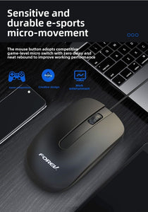 Wired Business Keyboard Durable Business Office Keyboard Mouse Set Wired Computer