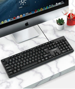 Wired Business Keyboard Durable Business Office Keyboard Mouse Set Wired Computer