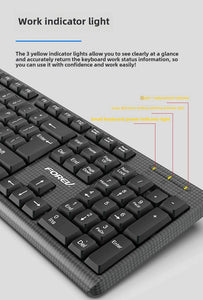 Wired Business Keyboard Durable Business Office Keyboard Mouse Set Wired Computer