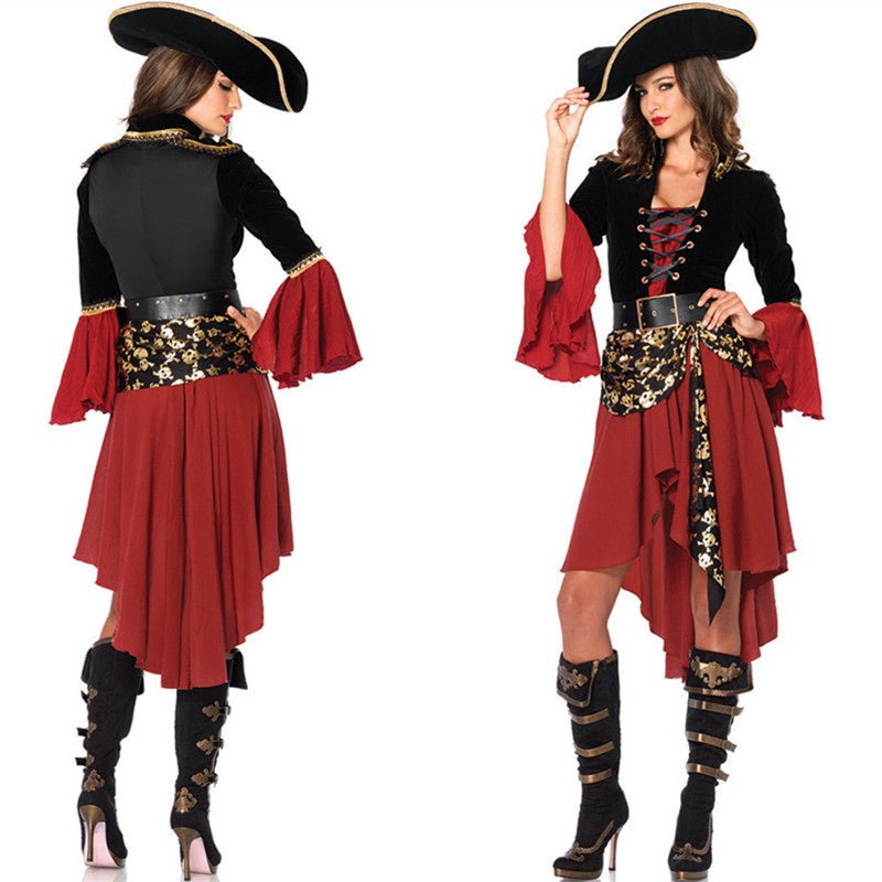 Women's Pirate Costume Halloween Costume - Asmota
