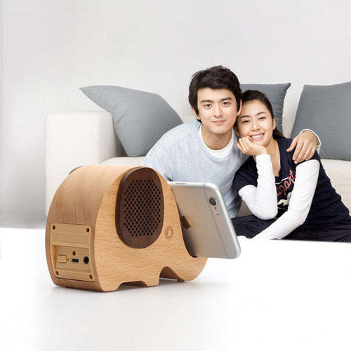 WOODSY GOODSY 2 IN 1 Bluetooth Speaker And Cell Phone Stand - Asmota